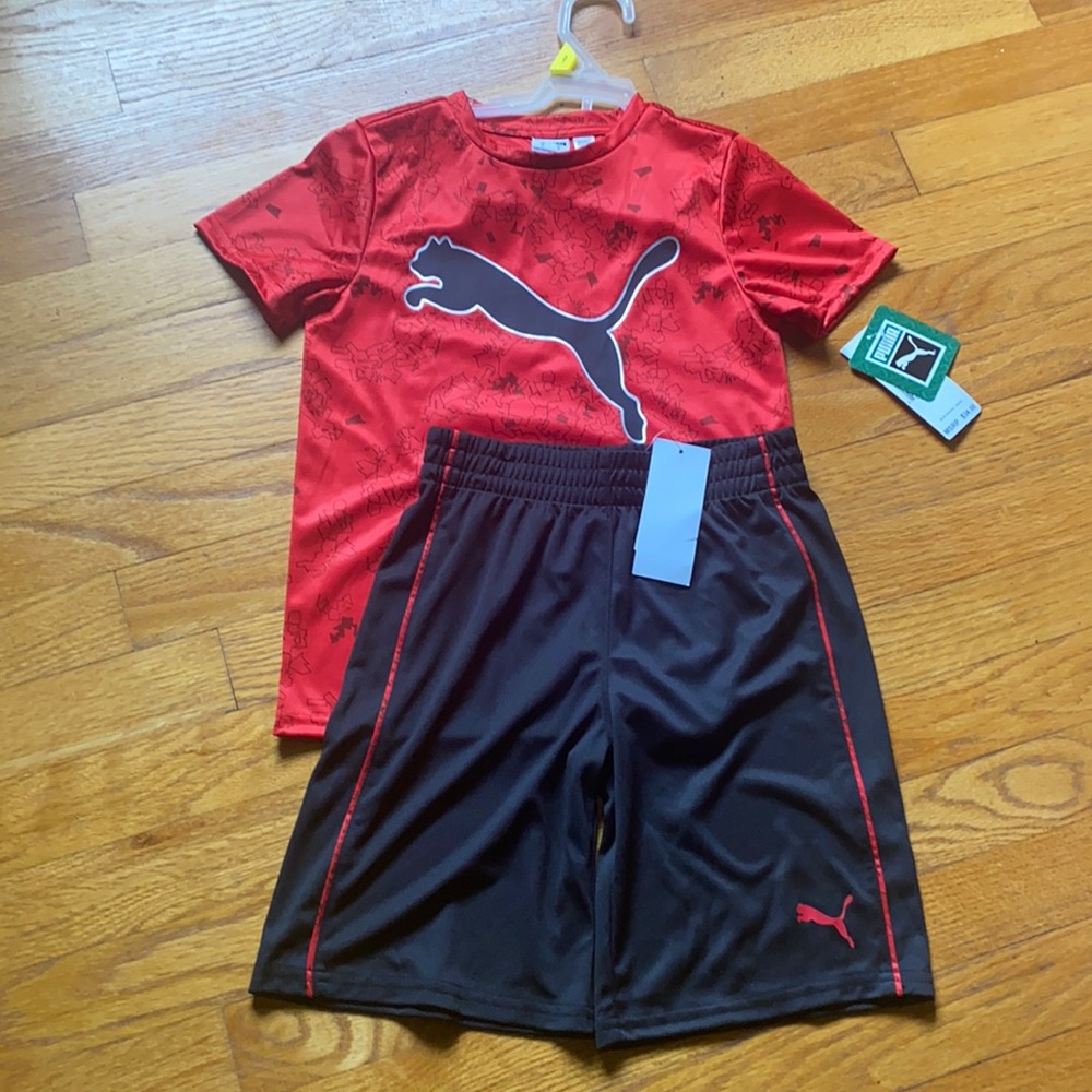 Puma size 6 boys 2 piece outfit